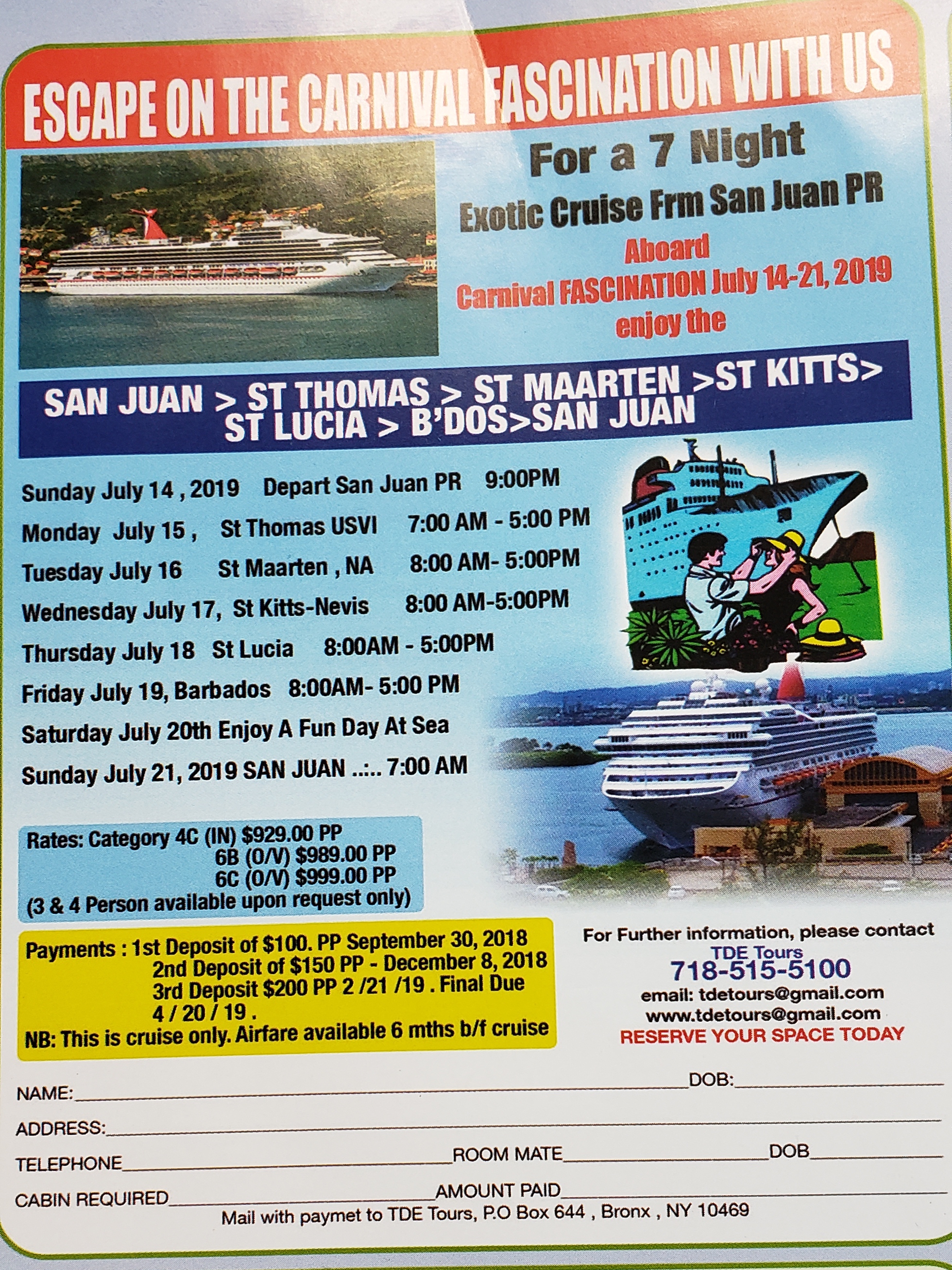 Escape On The Carnival Fascination with Us